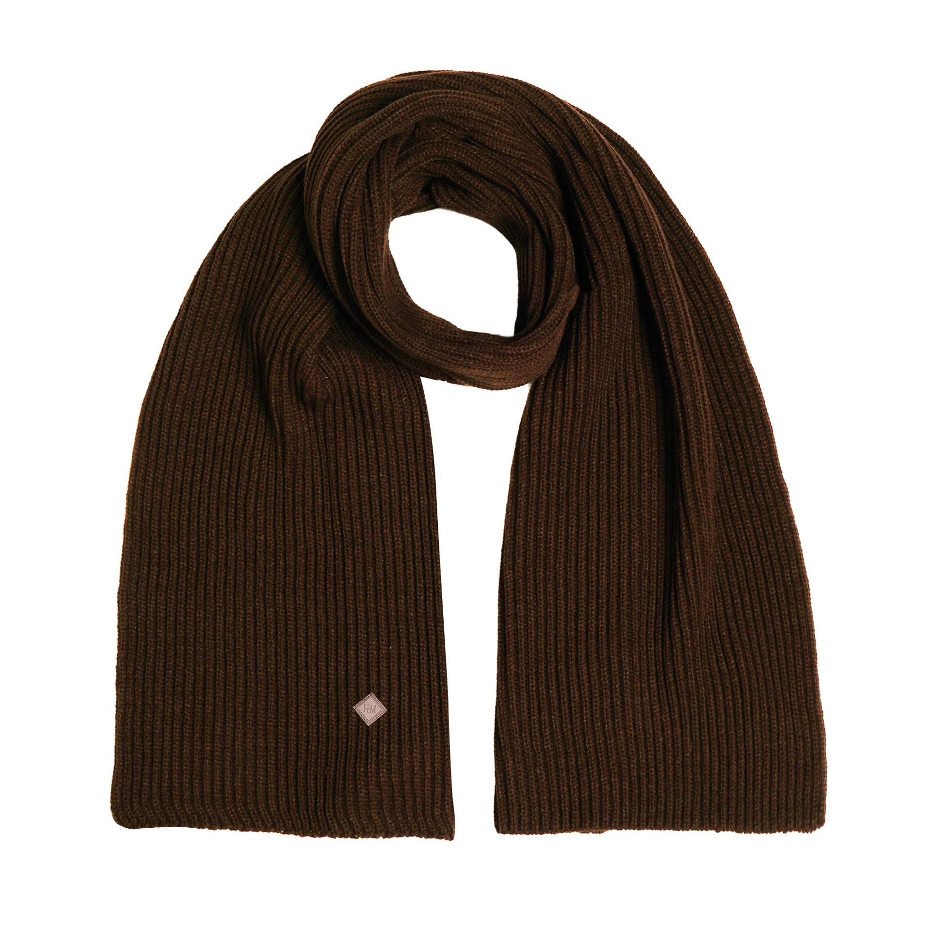 Harvey Makin Layers Hat, Gloves and Scarf Gift Set - Chocolate