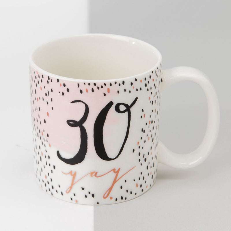 Luxe Ceramic Female Birthday Mug - 30