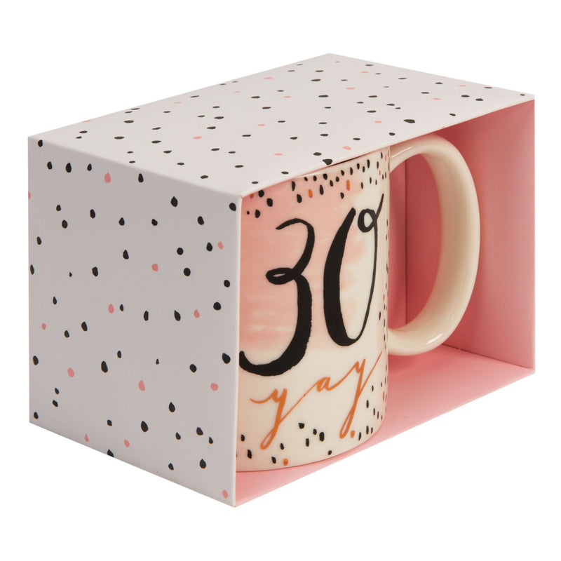 Luxe Ceramic Female Birthday Mug - 30