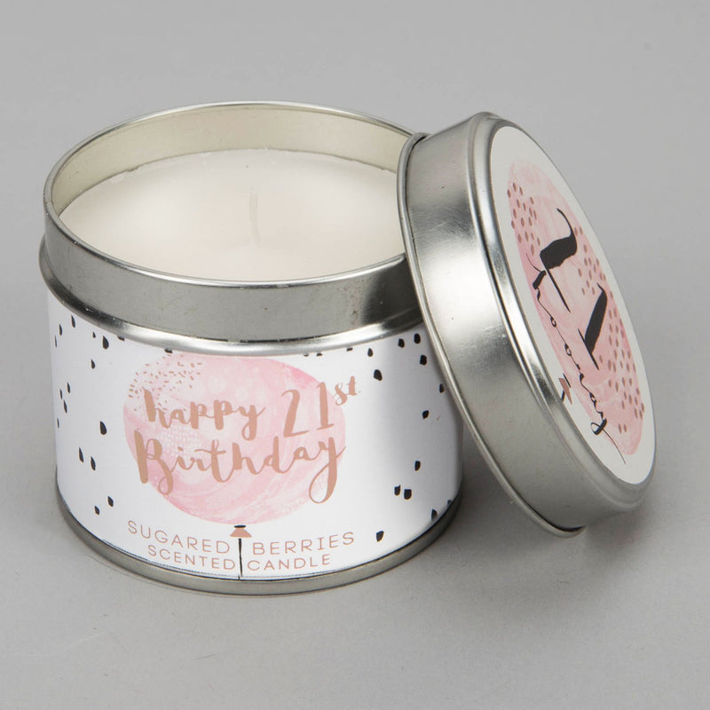 Luxe Candle in a Tin - 21 Birthday