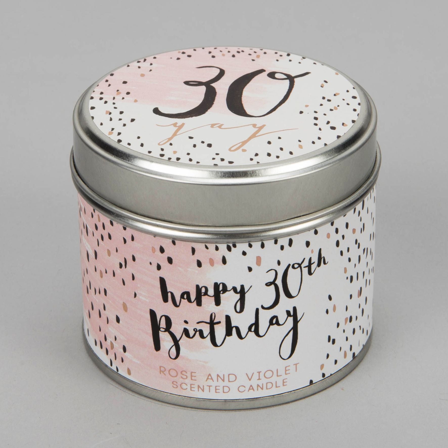 Luxe Candle in a Tin - 30 Birthday