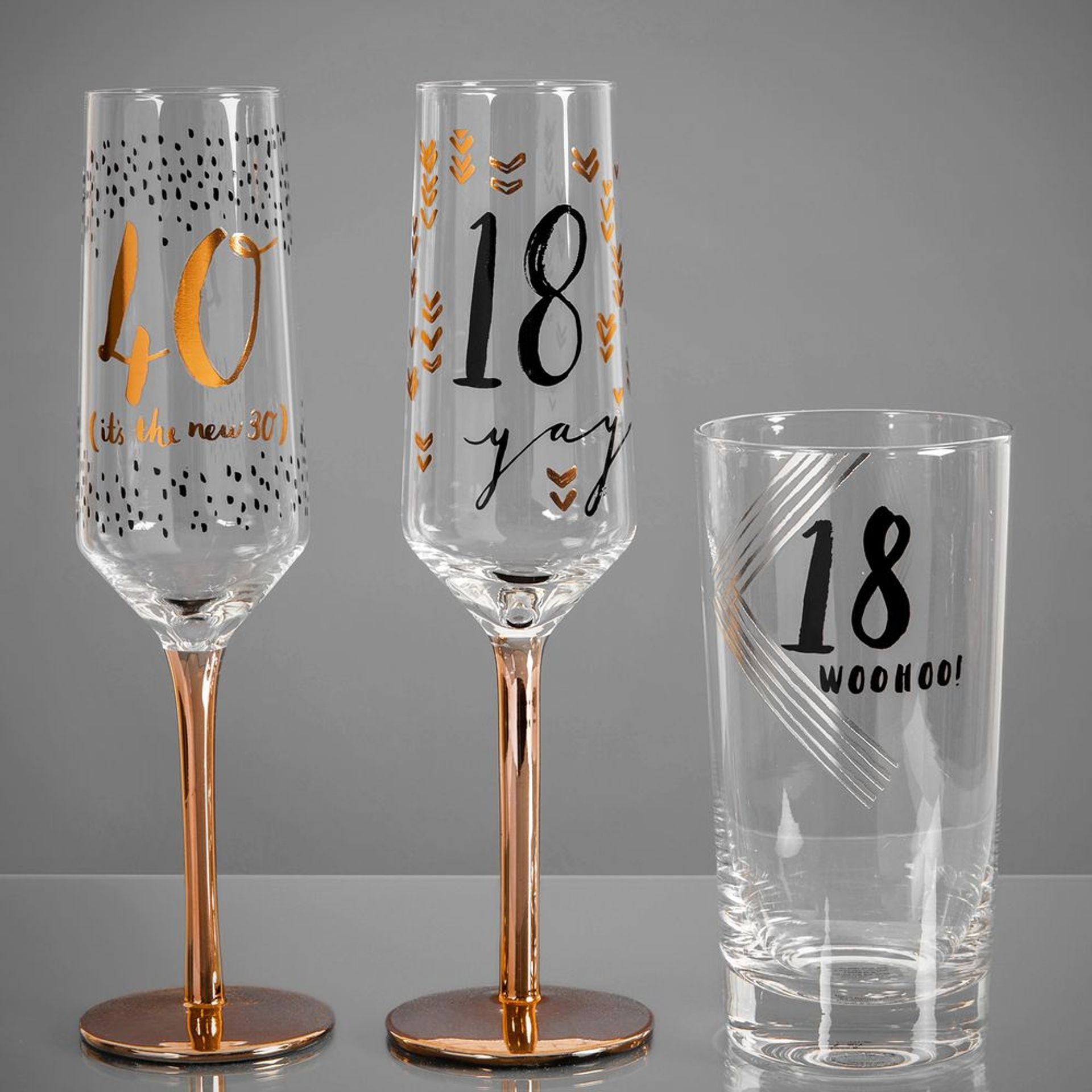 Luxe Birthday Flute 70