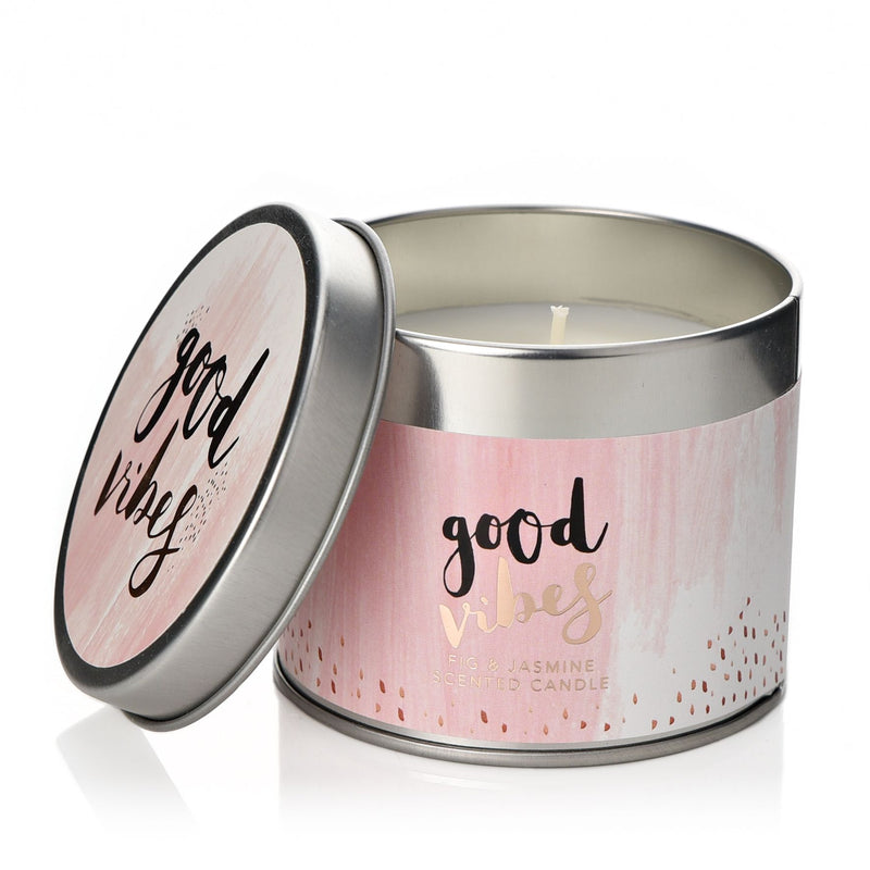 Luxe Candle in a Tin - Good Vibes