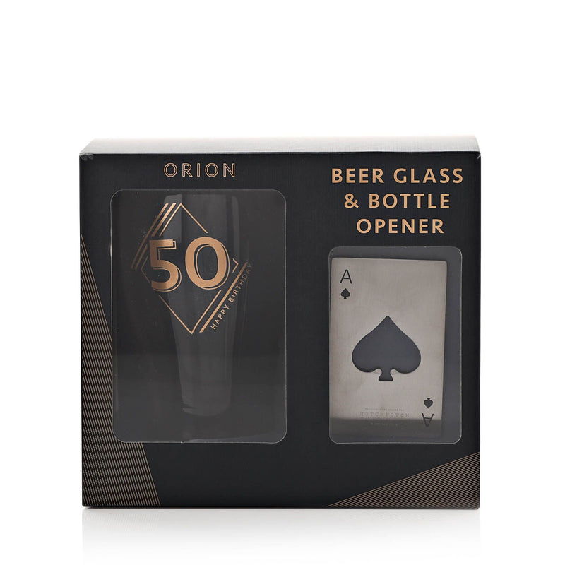 Hotchpotch Orion Beer Glass & Bottle Opener - 50