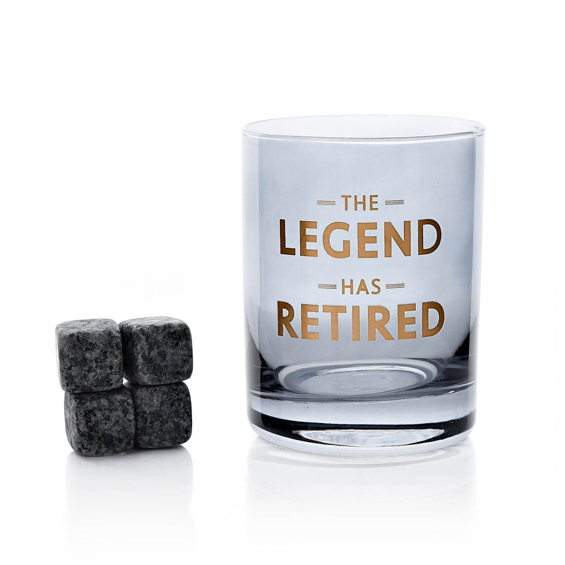 Hotchpotch Orion Whiskey Glass & Stones - Retirement