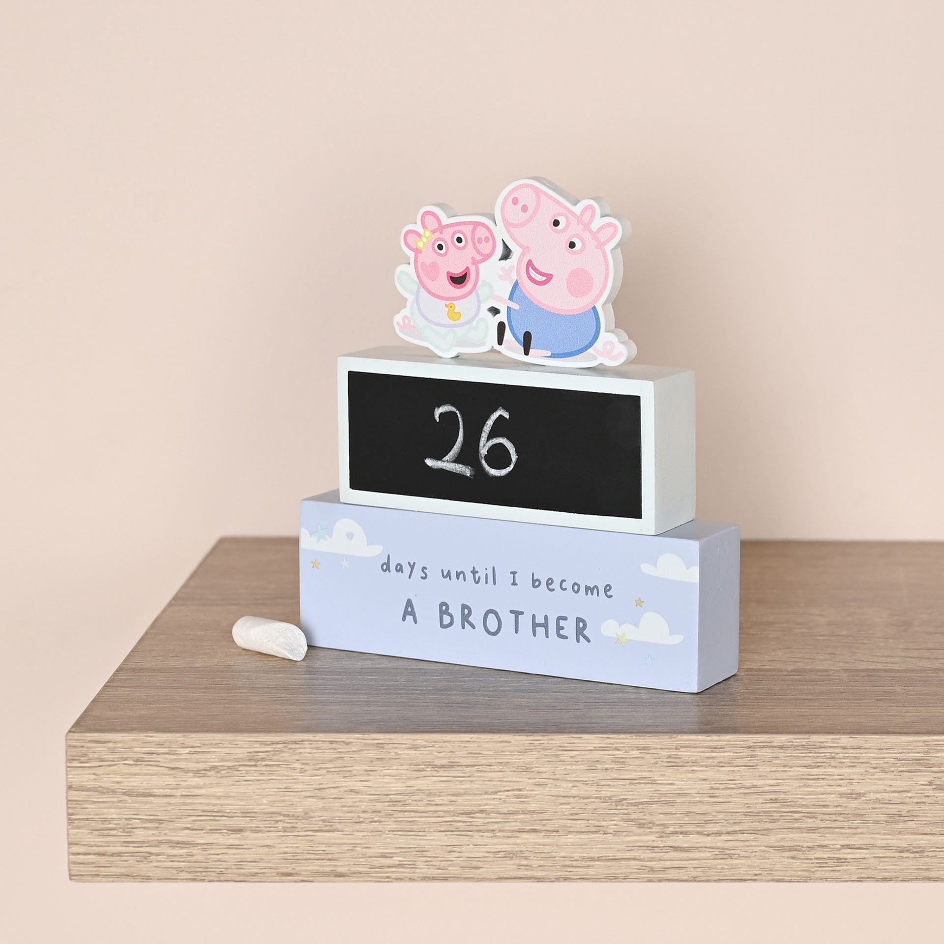 Peppa Pig Big Brother Countdown Plaque