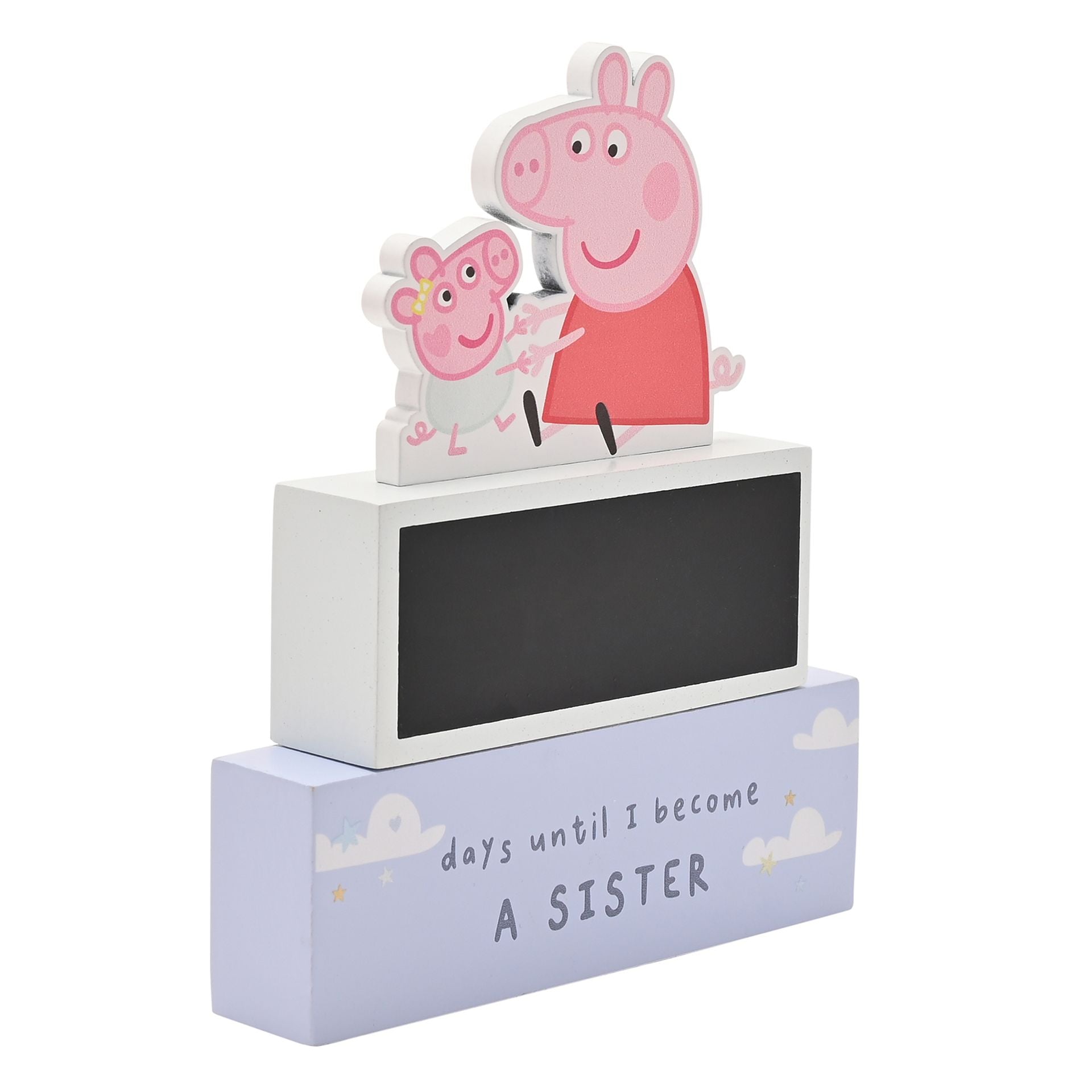 Peppa Pig Big Sister Countdown Plaque
