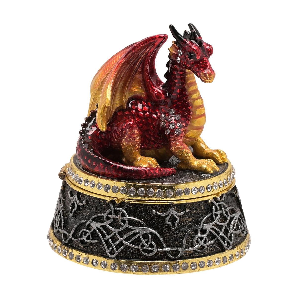 Gothic Red Dragon Jewellery Box
