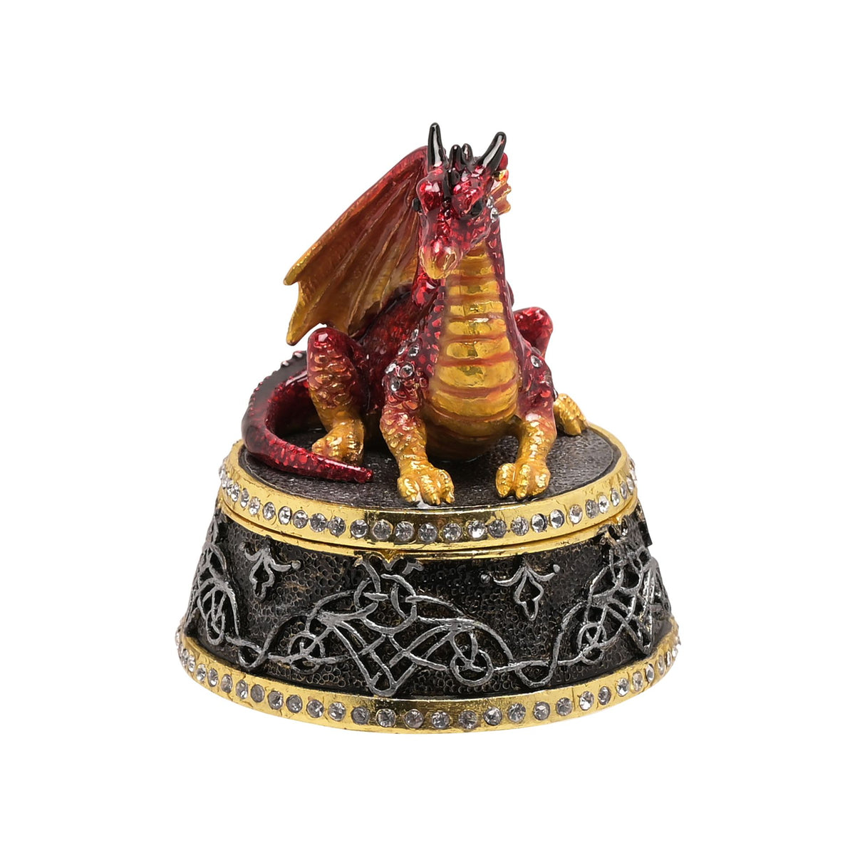 Gothic Red Dragon Jewellery Box