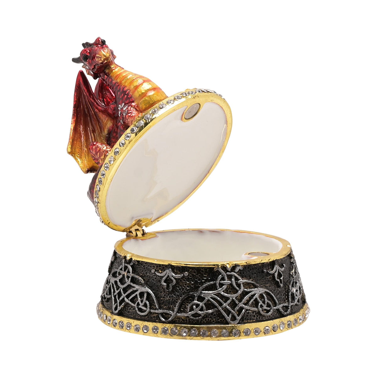 Gothic Red Dragon Jewellery Box