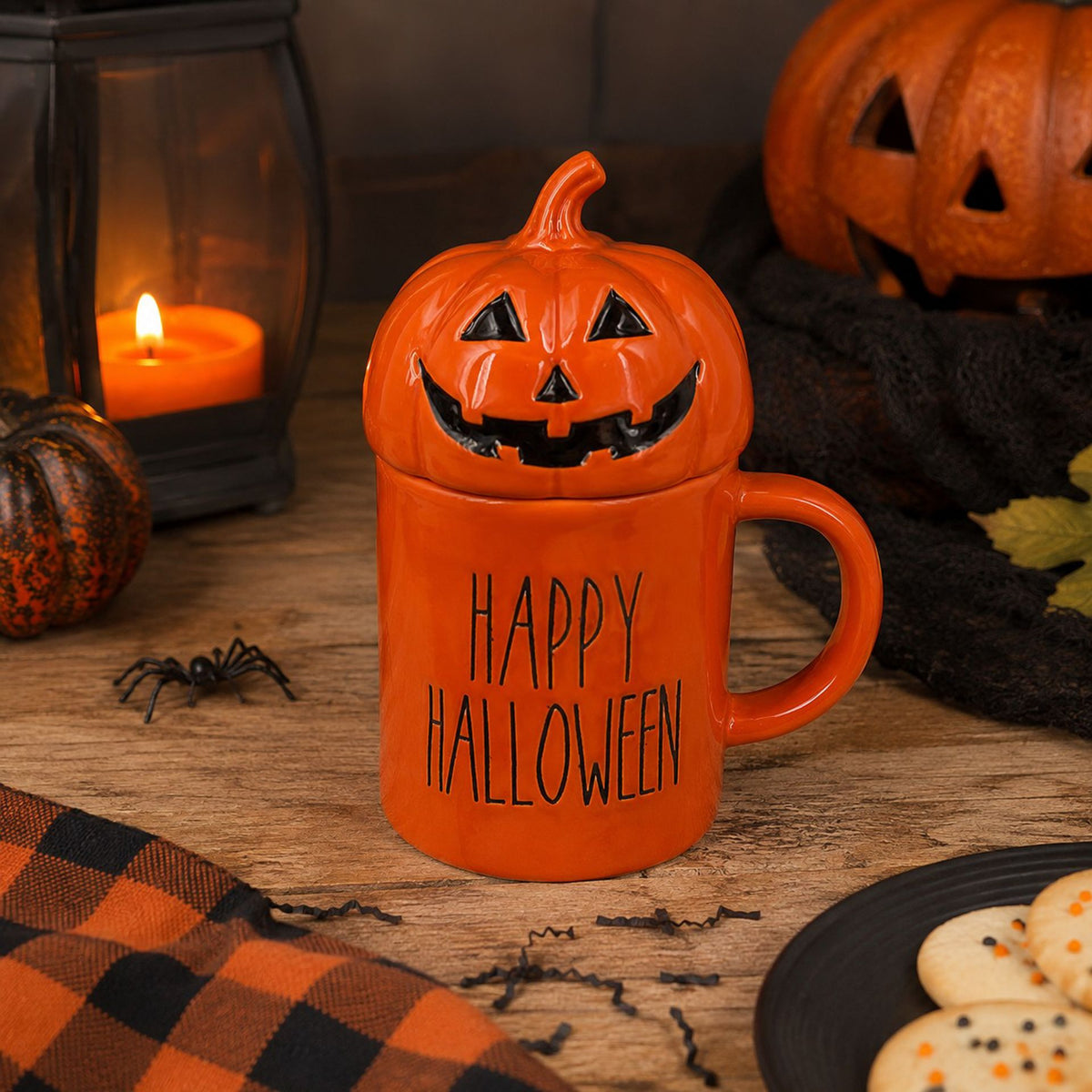Hocus Pocus Mug with Pumpkin Lid