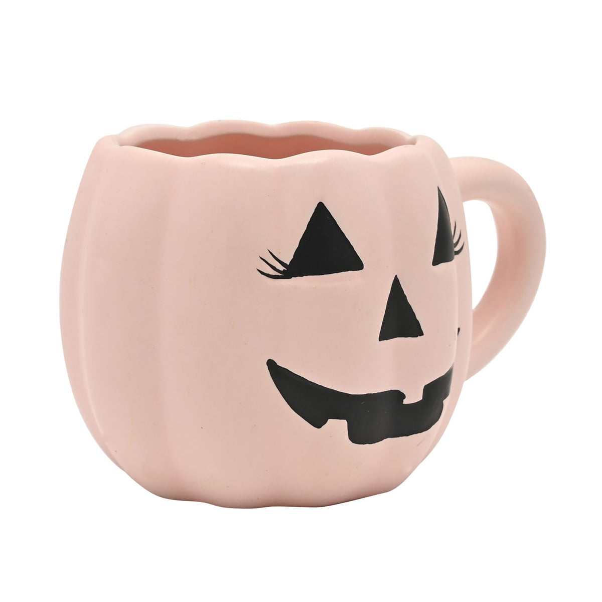 Pink Pumpkin Shaped Mug