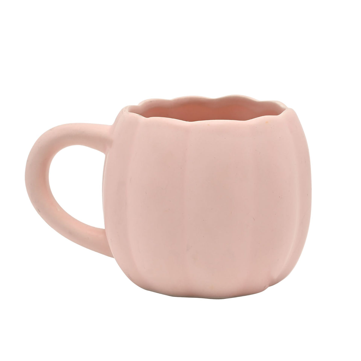 Pink Pumpkin Shaped Mug