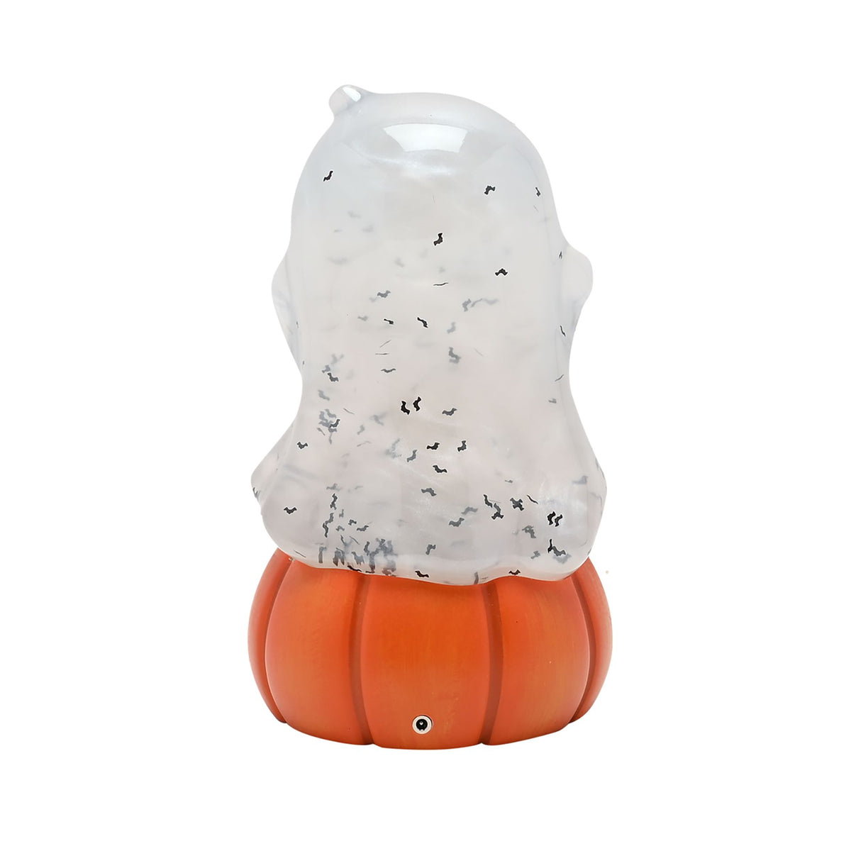 LED Pumpkin Light Up Swirling Glitter With Music 22cm