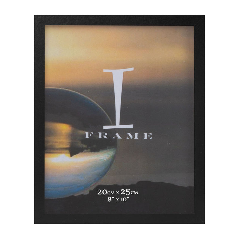 iFrame Set of 2 Photo Frames Black 8" x 10"