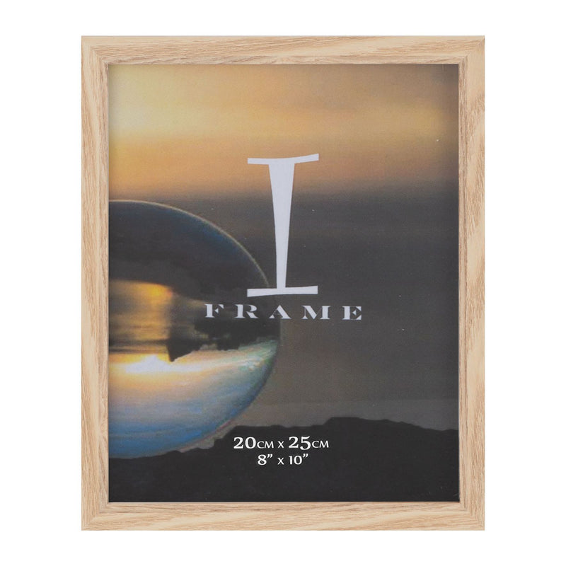 iFrame Set of 2 Photo Frames Oak 8" x 10"