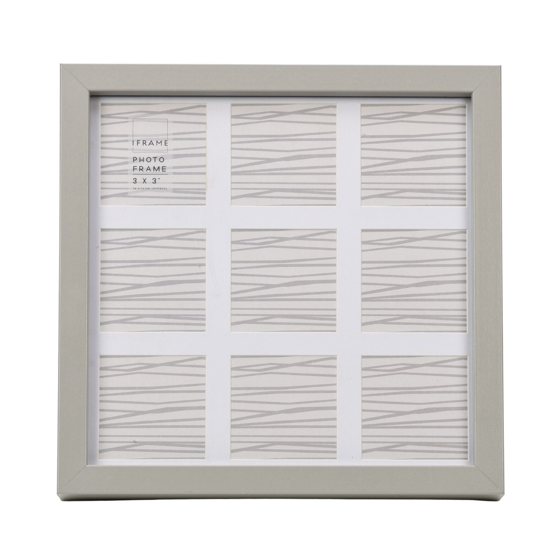 iFrame Multi Aperture Frame 9 x 3" x 3" Grey 26cm