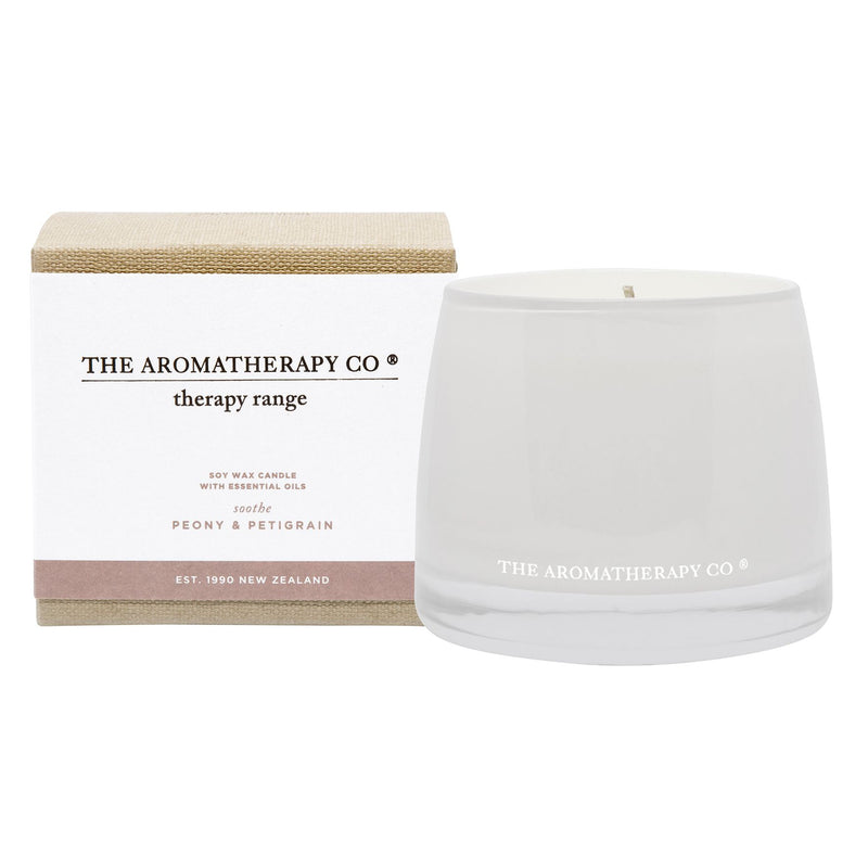 260g Soothe Therapy Candle Petigrain & Peony