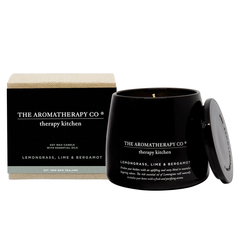 260g Therapy Kitchen Candle - Lemongrass, Lime & Bergamot