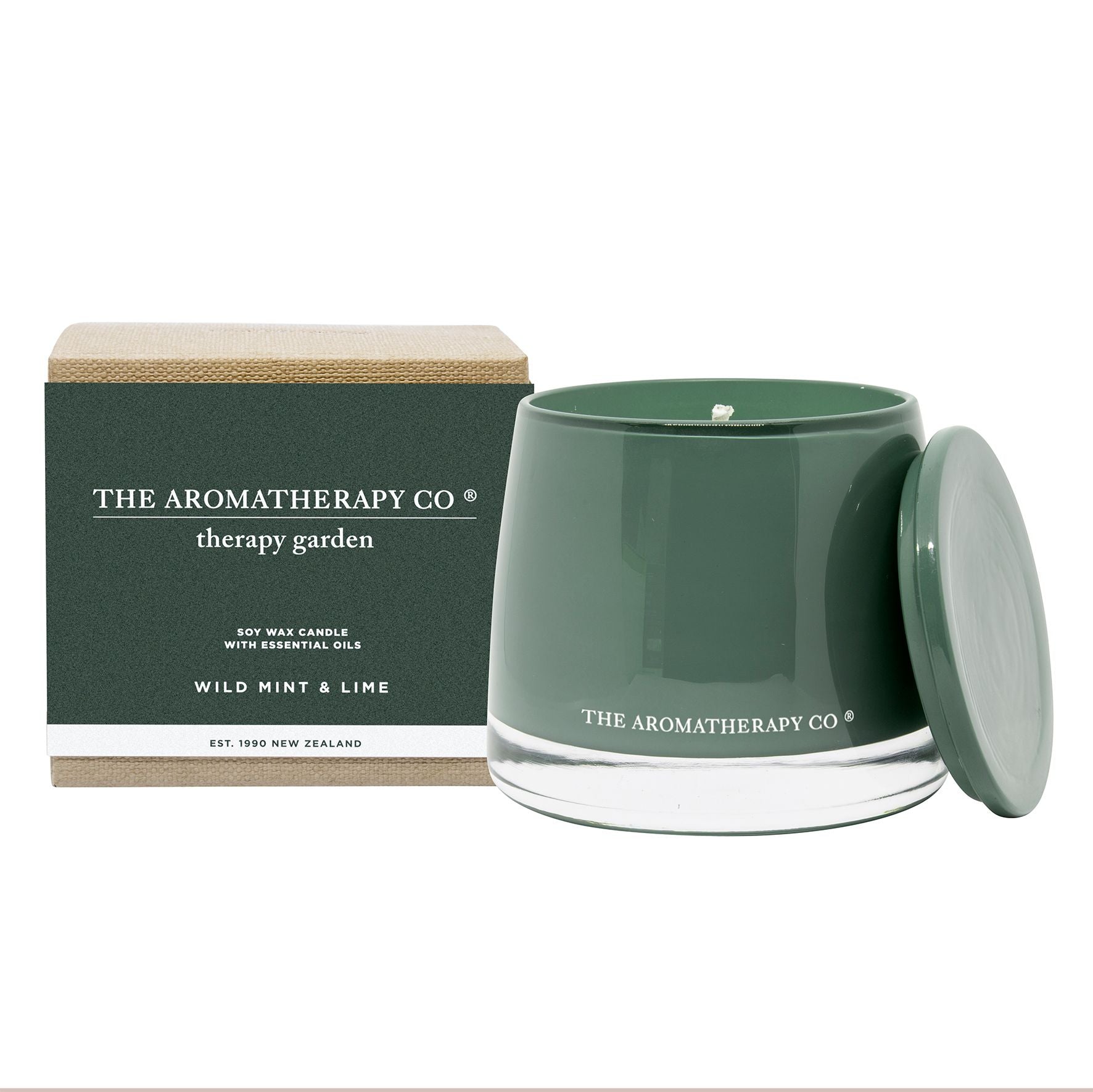 260g Therapy Garden Candle Wild Lime & Mint