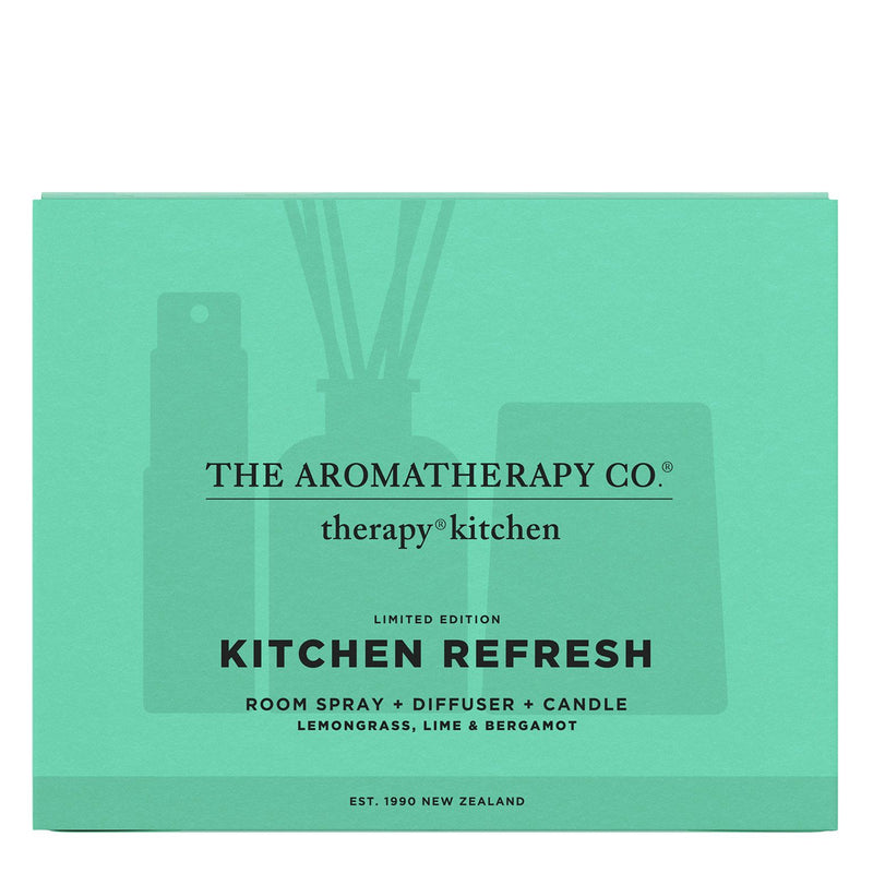 Therapy Home Fragrance Trio Set Lemongrass Lime & Bergamot