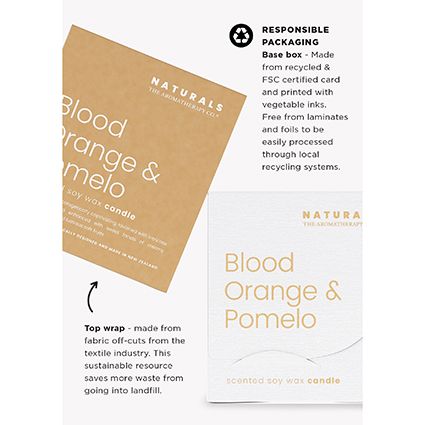 Naturals 400g Candle - Blood Orange & Pomelo