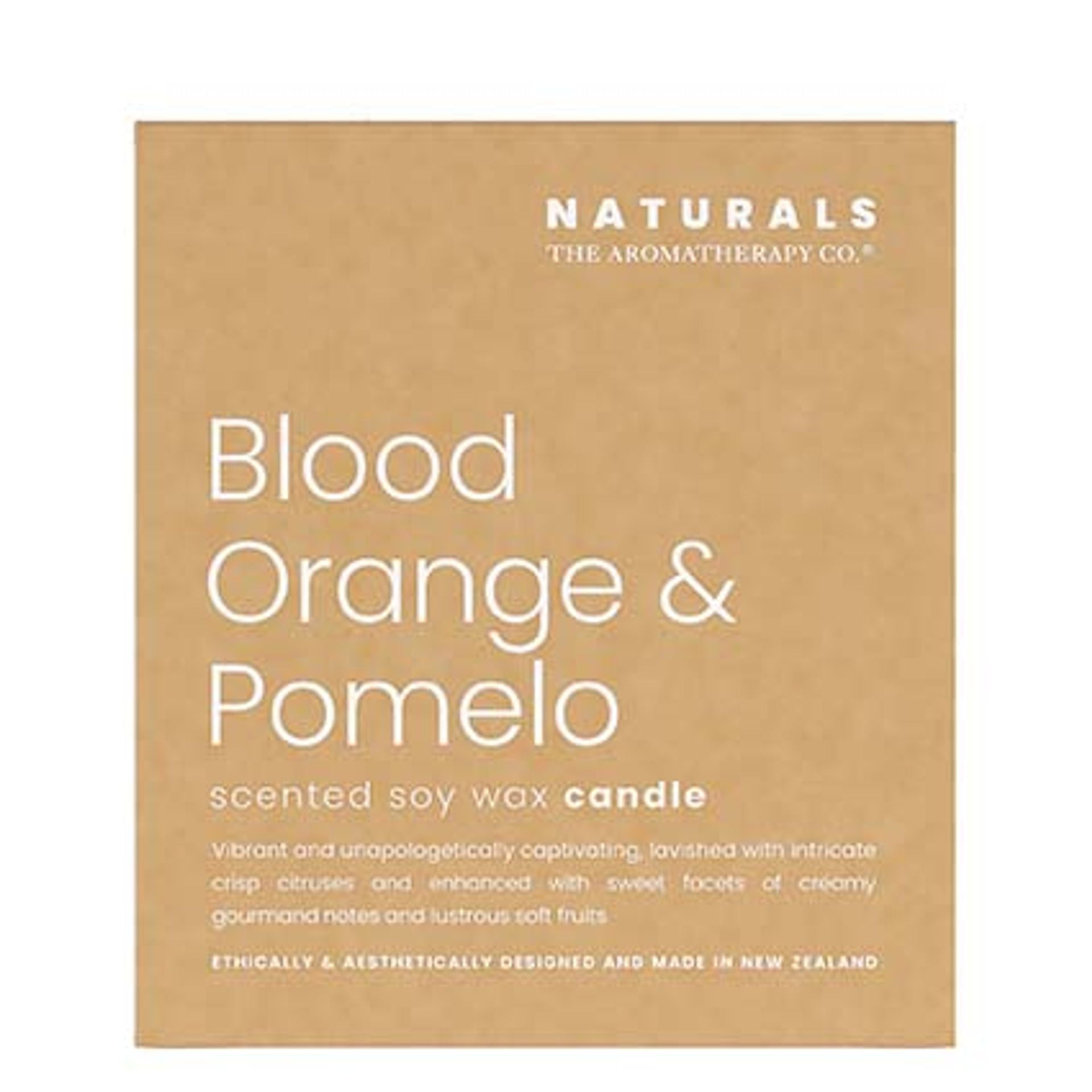 Naturals 400g Candle - Blood Orange & Pomelo
