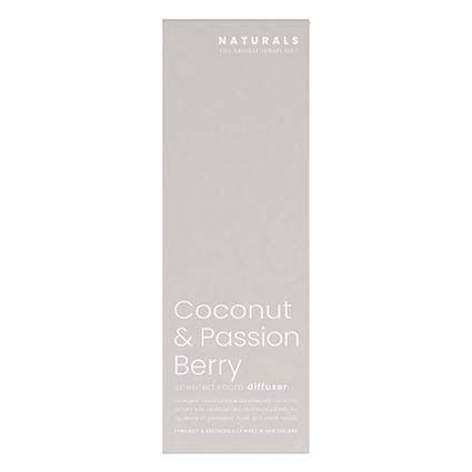 Naturals 120ml Diffuser - Coconut & Passion Berry