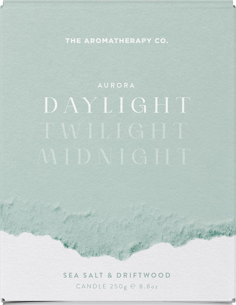 250g Aurora Daylight Ceramic Candle Sea Salt & Driftwood