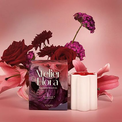 Atelier Flora 200g Candle - Violet Rose & Raspberry