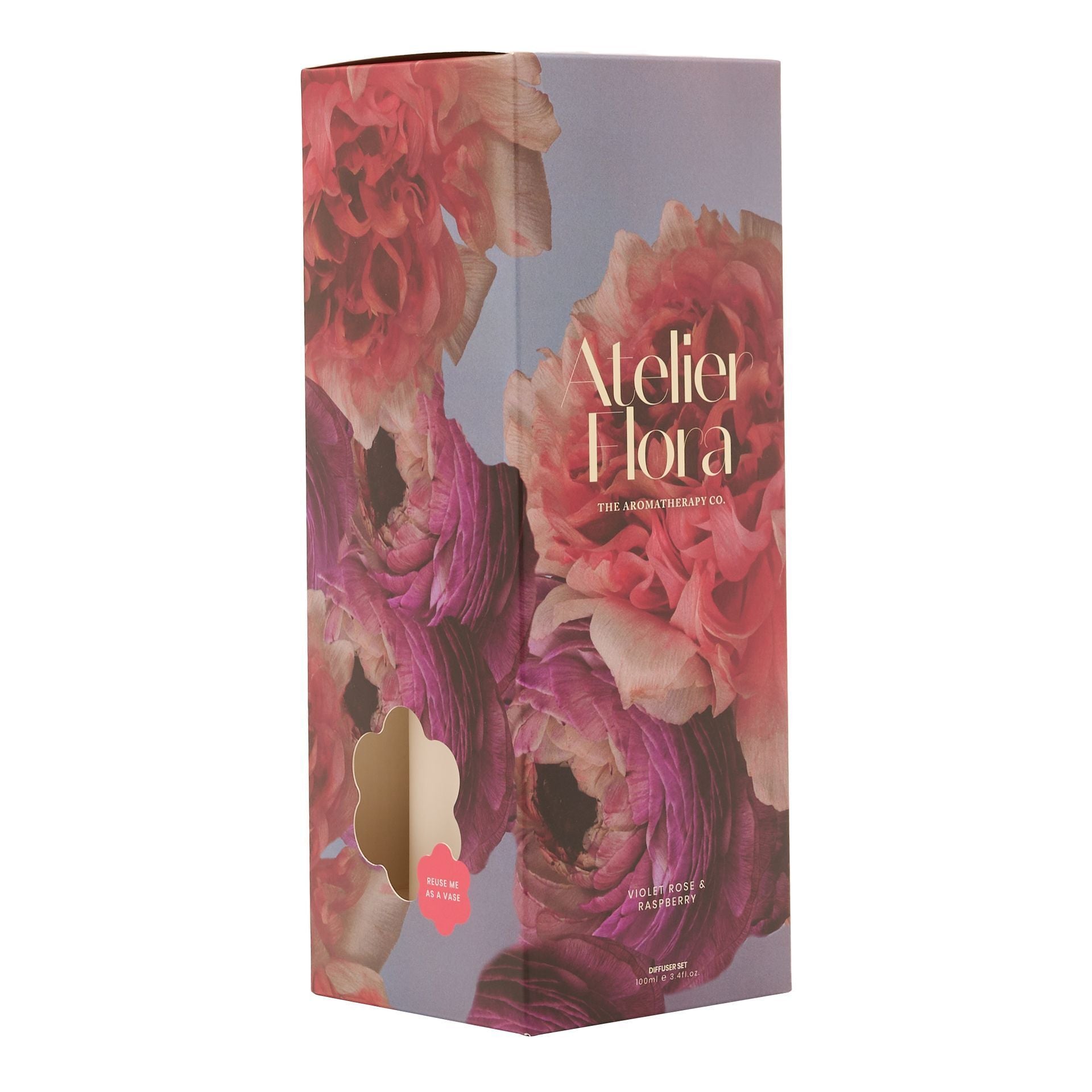 Atelier Flora 100ml Diffuser - Violet Rose & Raspberry