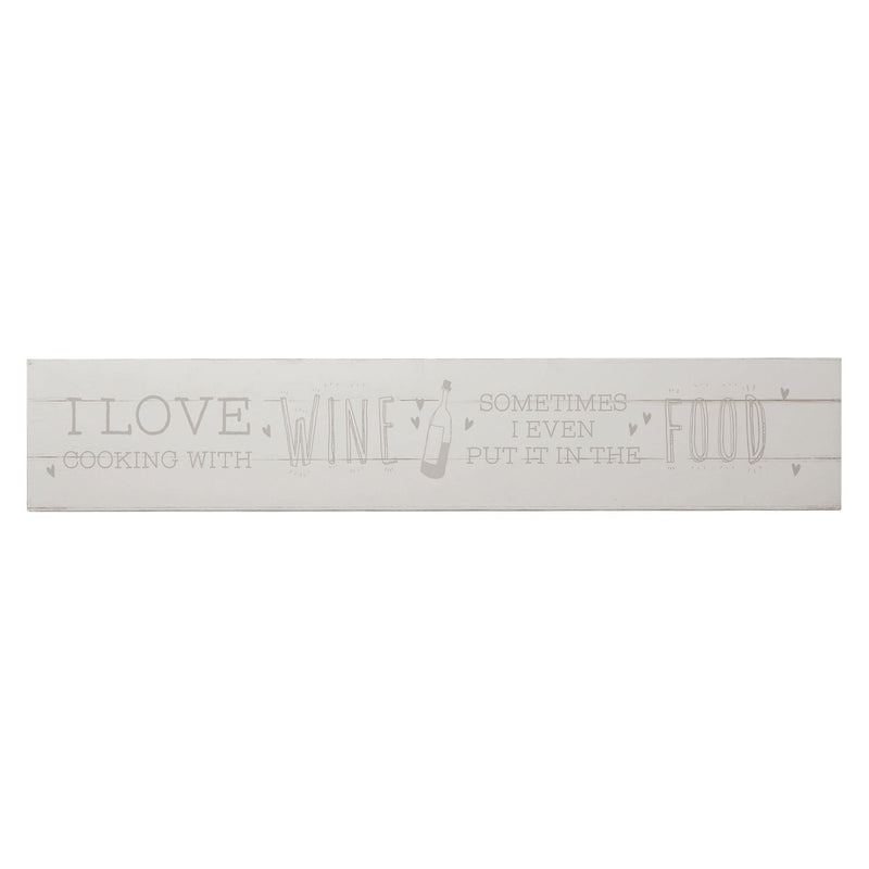 Love Life Giant Mantel Plaque - Wine