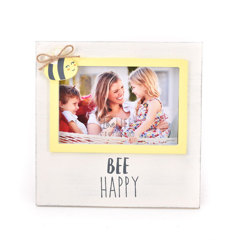 Love Life 6" x 4" Frame - Bee Happy