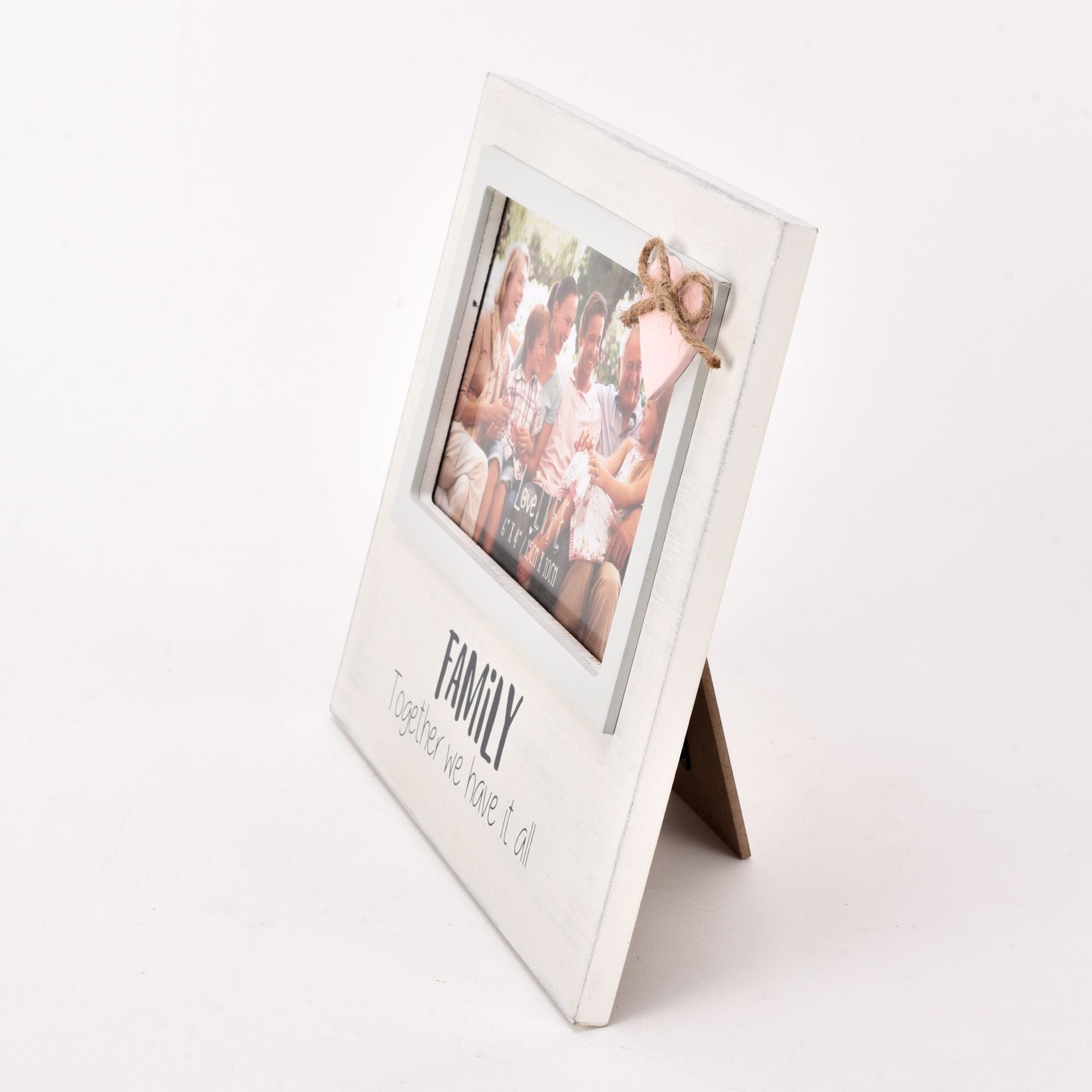 Love Life 6" x 4" Frame with Hanger - Family