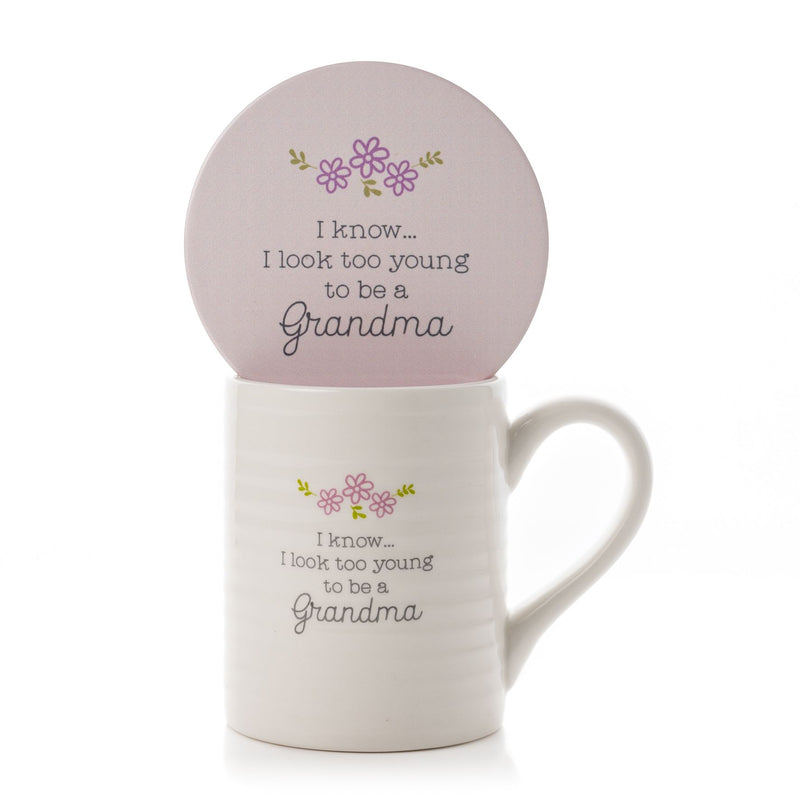 Love Life Mug & Coaster Set - Grandma