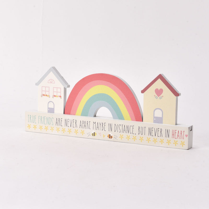 'Love Life' Mantel Plaque - Rainbow 25cm