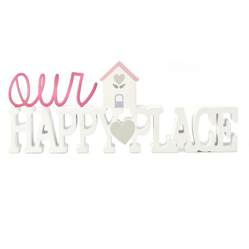 'Love Life' Mantel Plaque - Our Happy Place