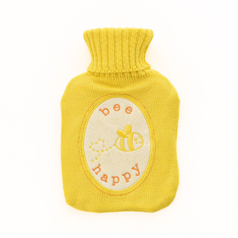 Love Life Hot Water Bottle - Bee Happy