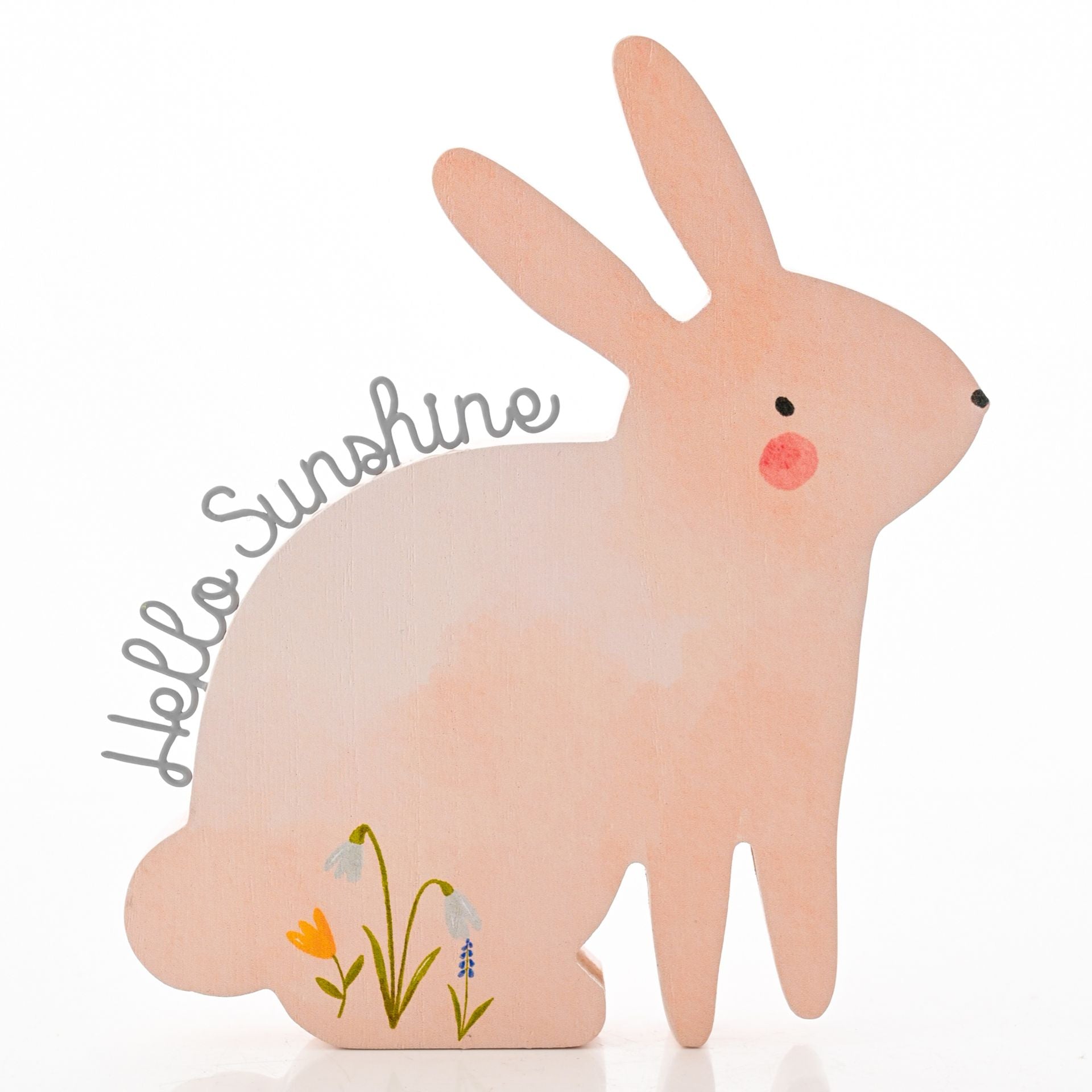 Love Life Rabbit Plaque - Hello Sunshine