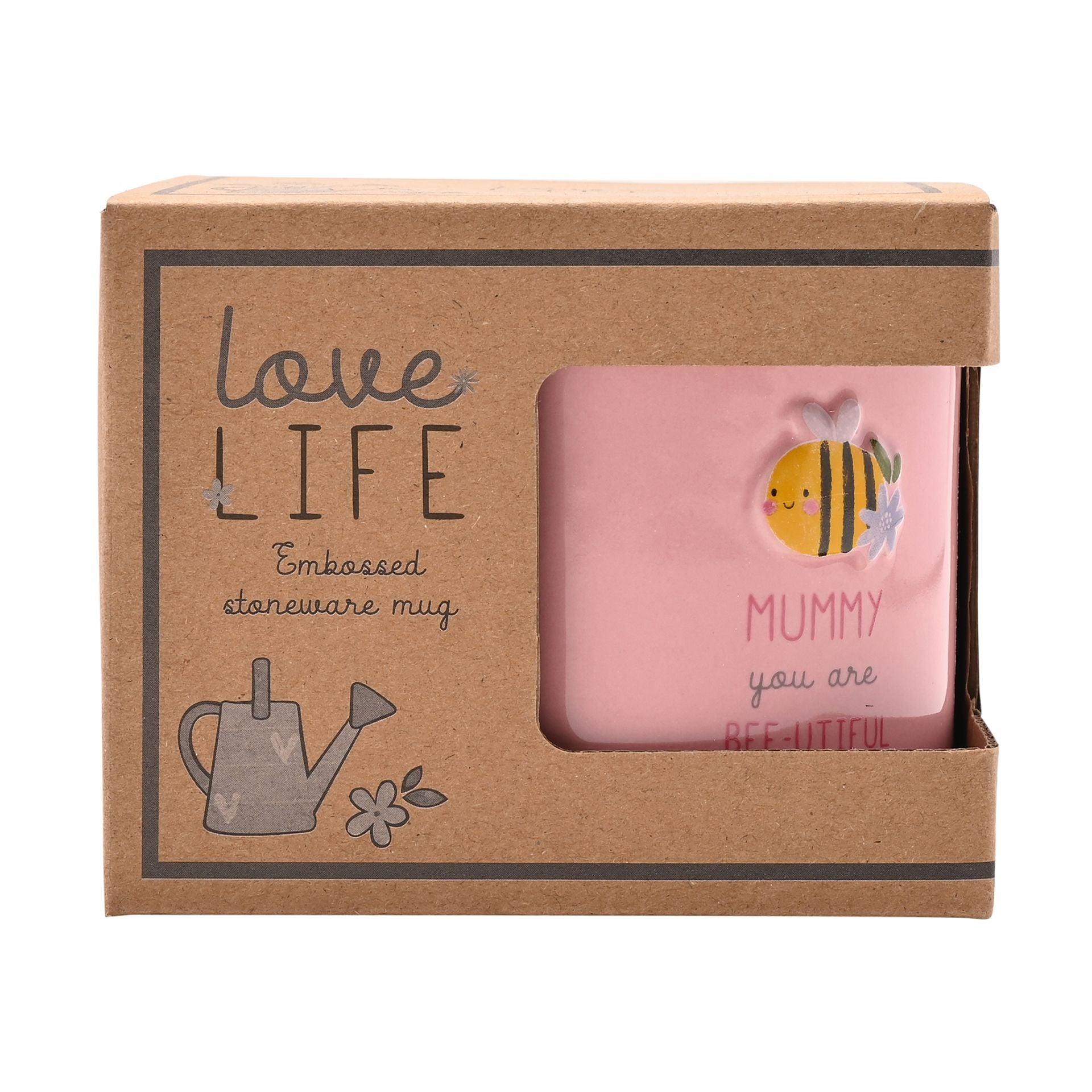 Love Life Embossed Mug - Mummy
