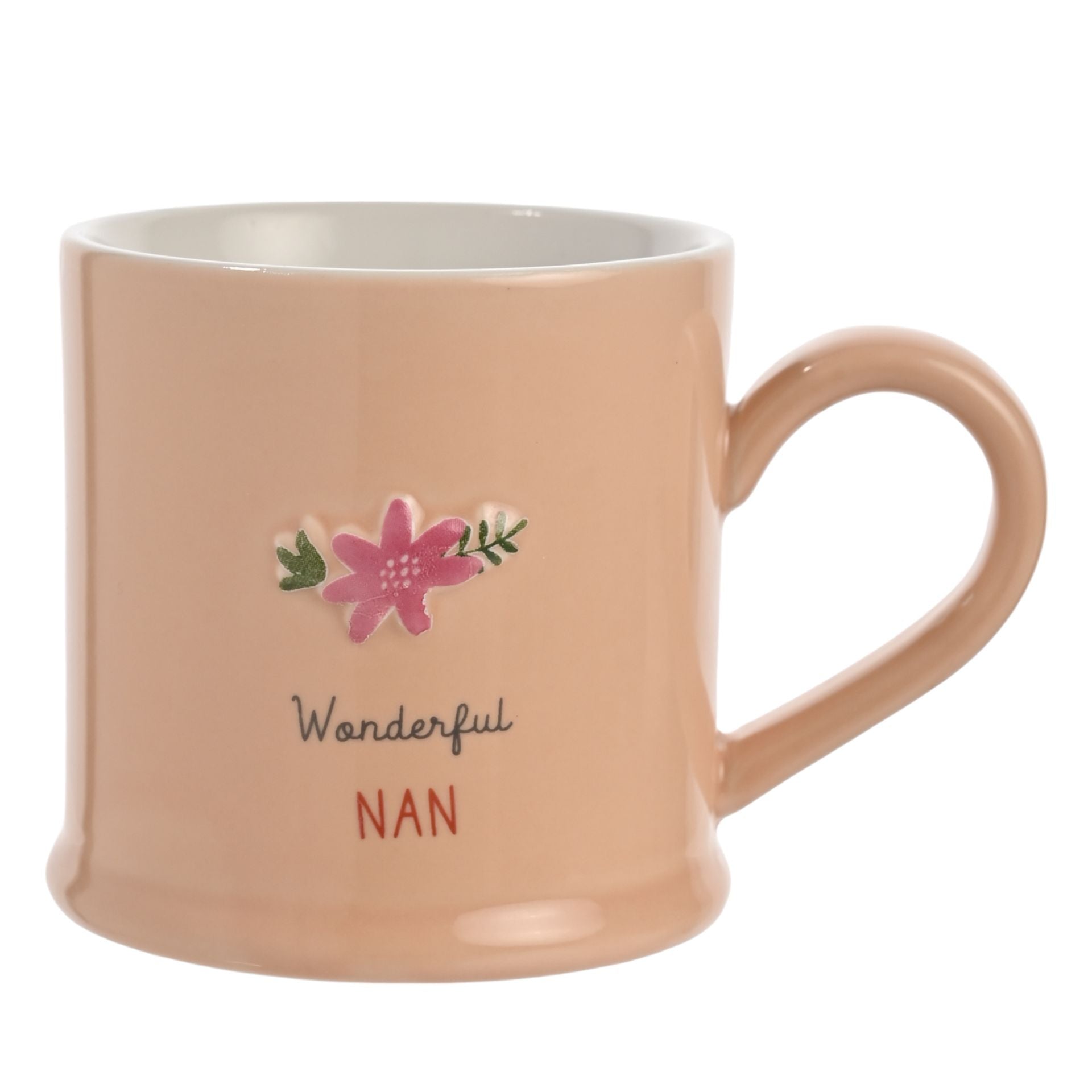 Love Life Embossed Mug - Nan