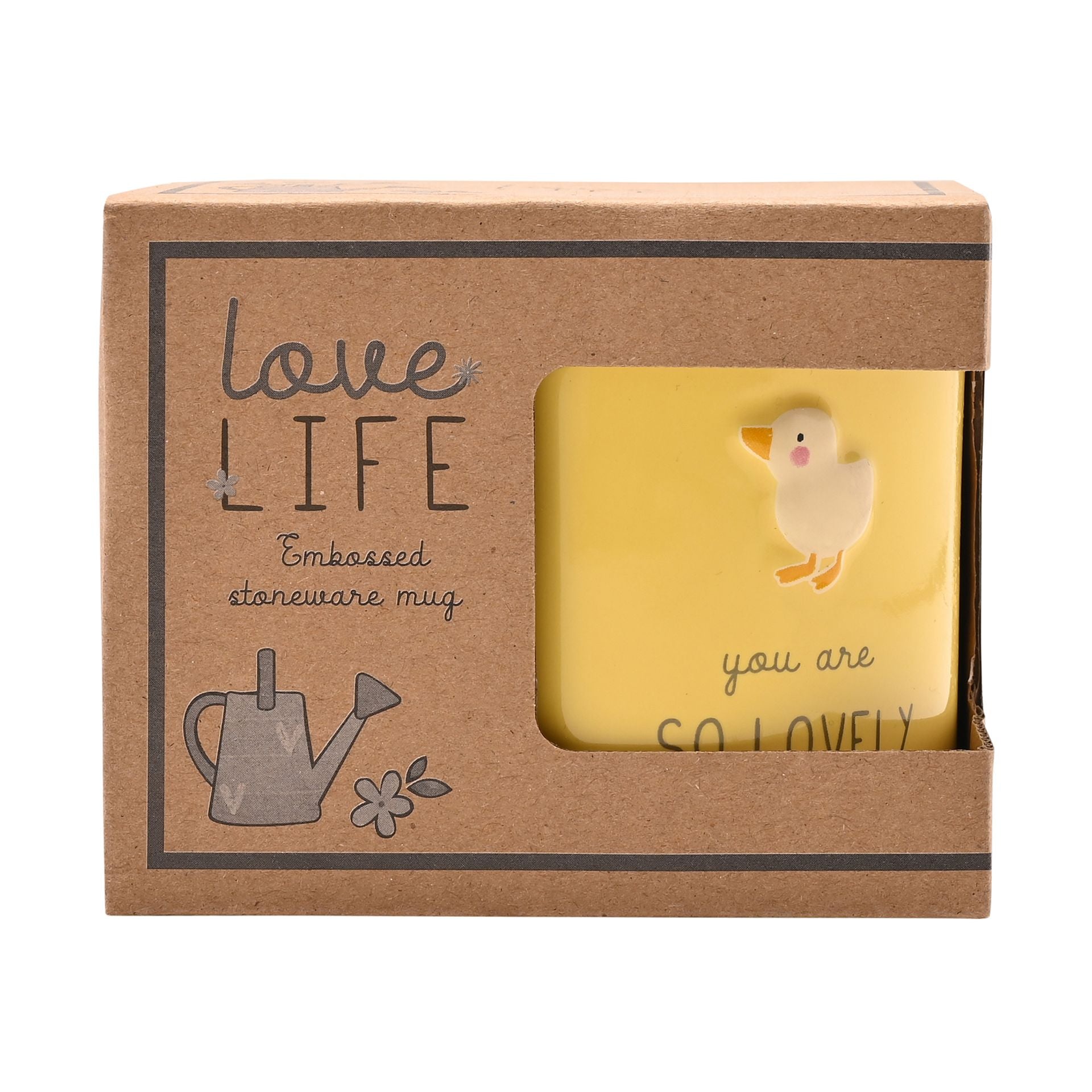Love Life Embossed Mug - You're So Lovely