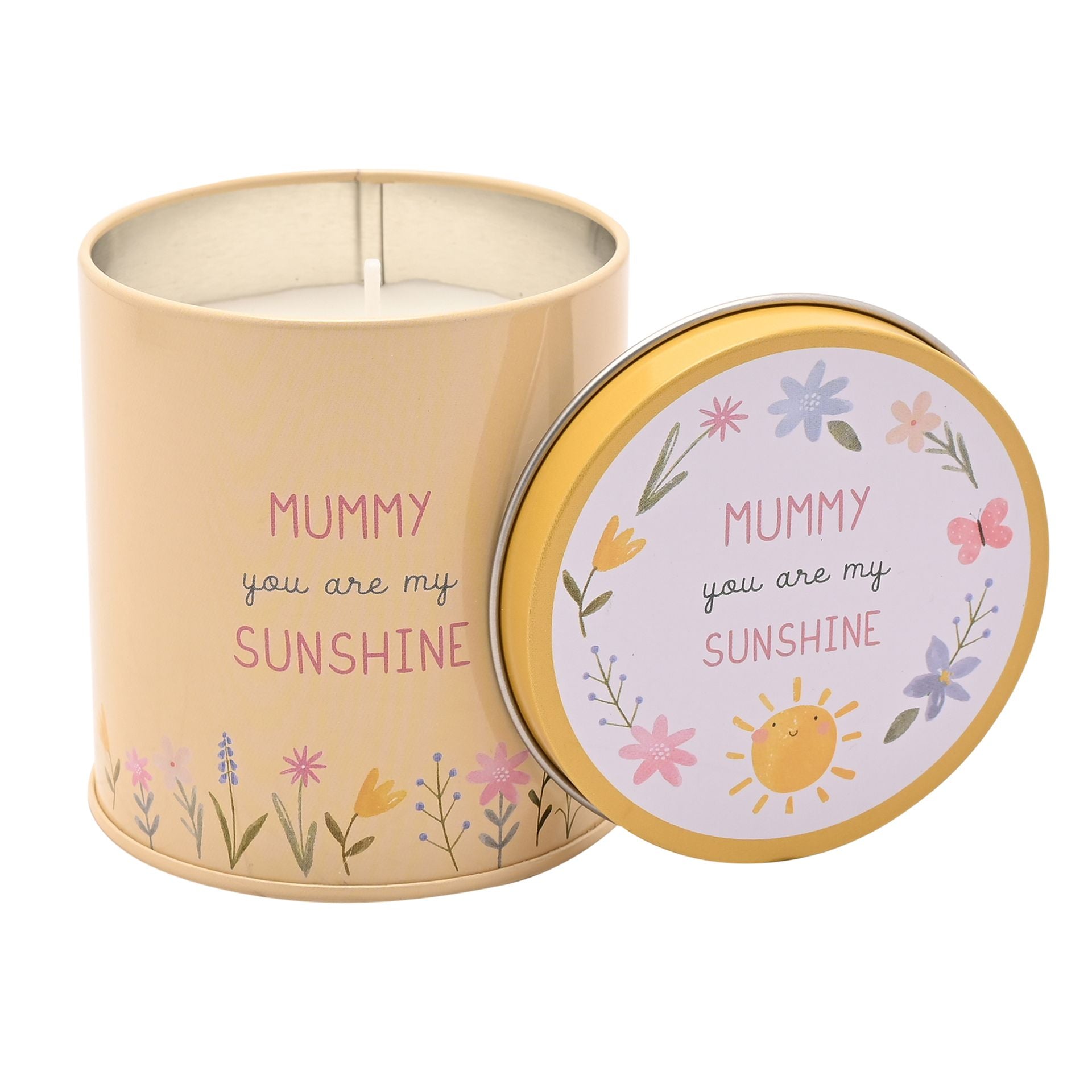 Love Life Tin Candle 8cm x 7.5cm - Mummy