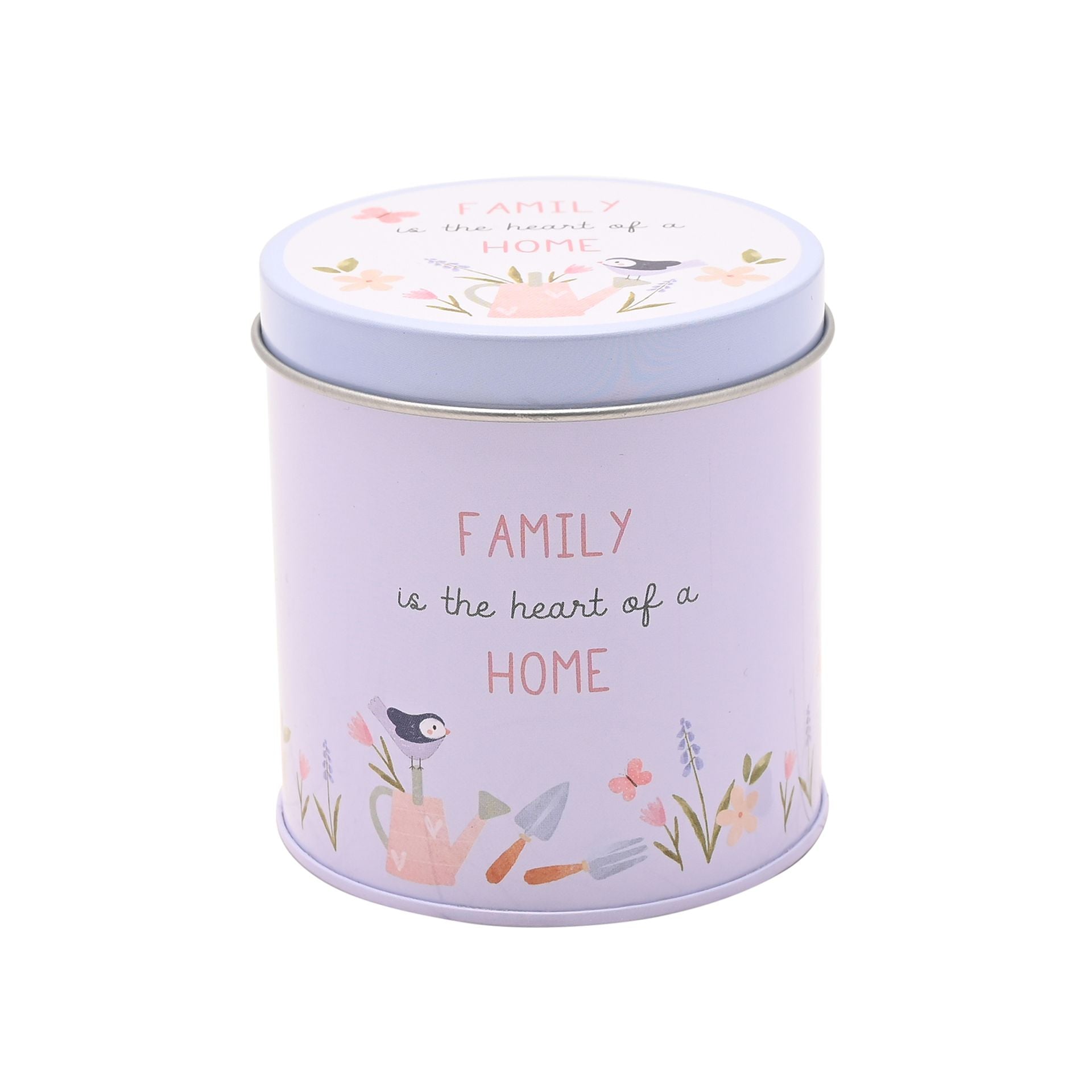Love Life Tin Candle 8cm x 7.5cm - Family