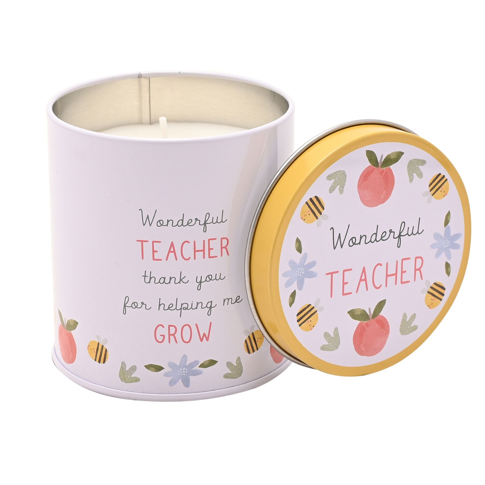 Love Life Tin Candle 8cm x 7.5cm - Teacher