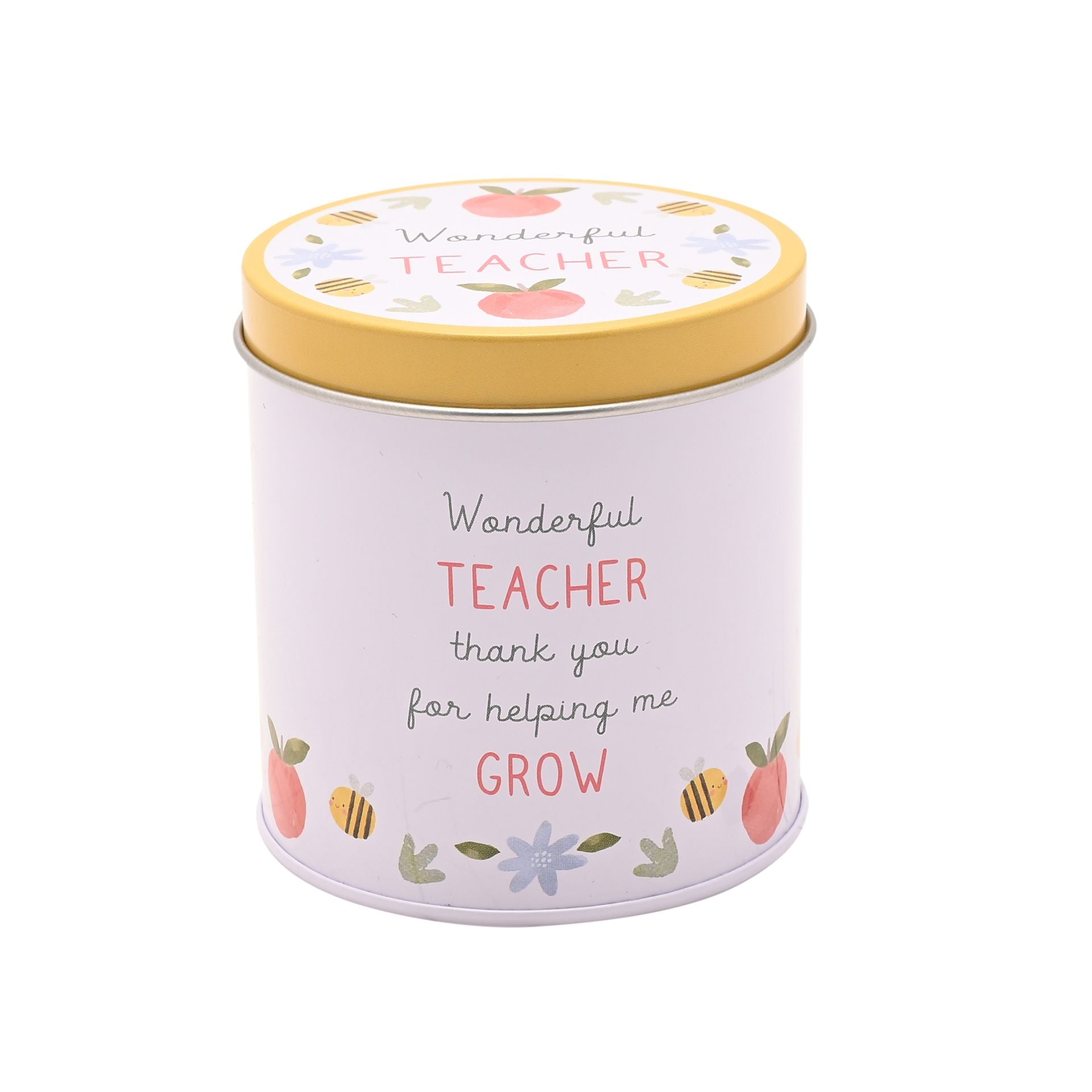 Love Life Tin Candle 8cm x 7.5cm - Teacher