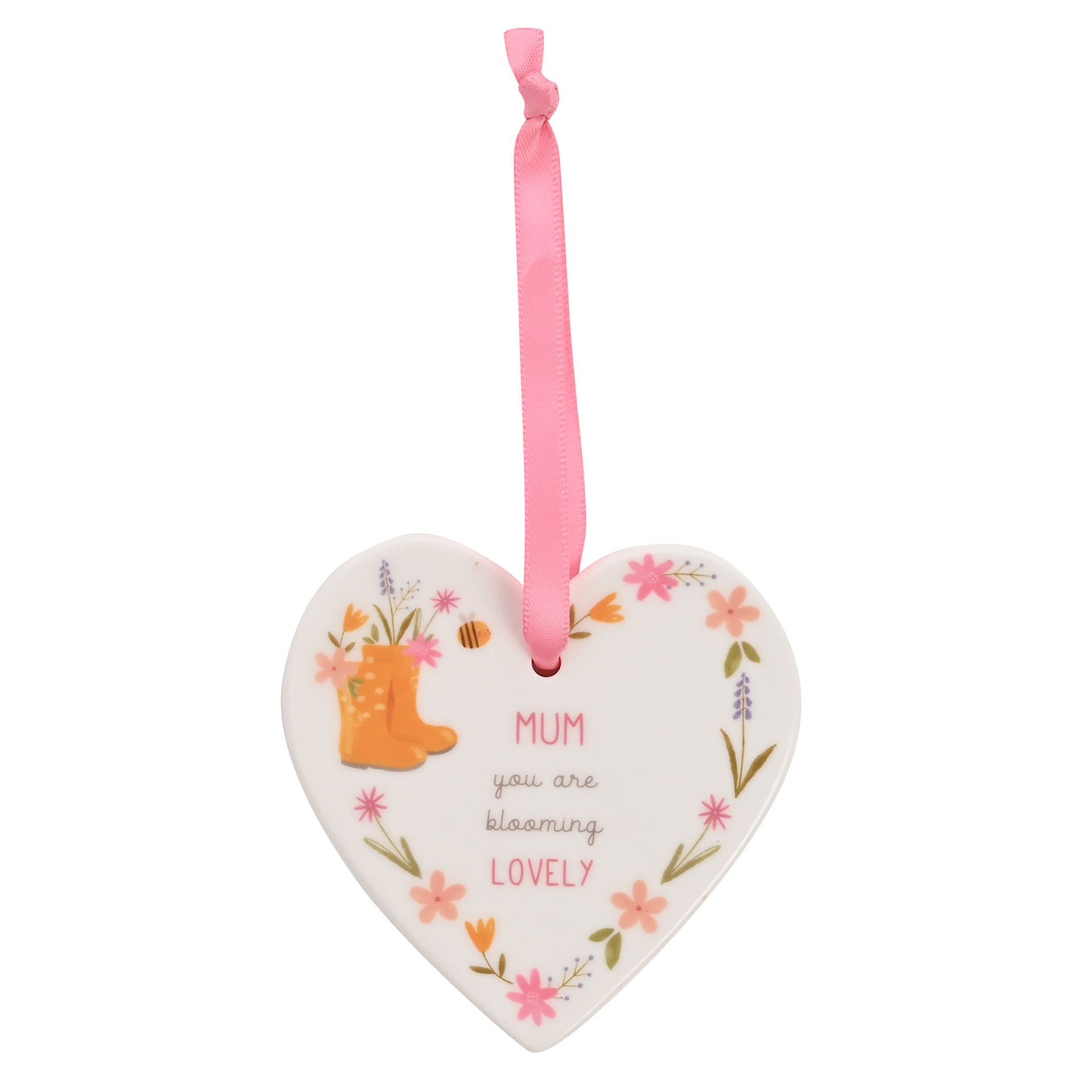 Love Life Ceramic Heart - Mum