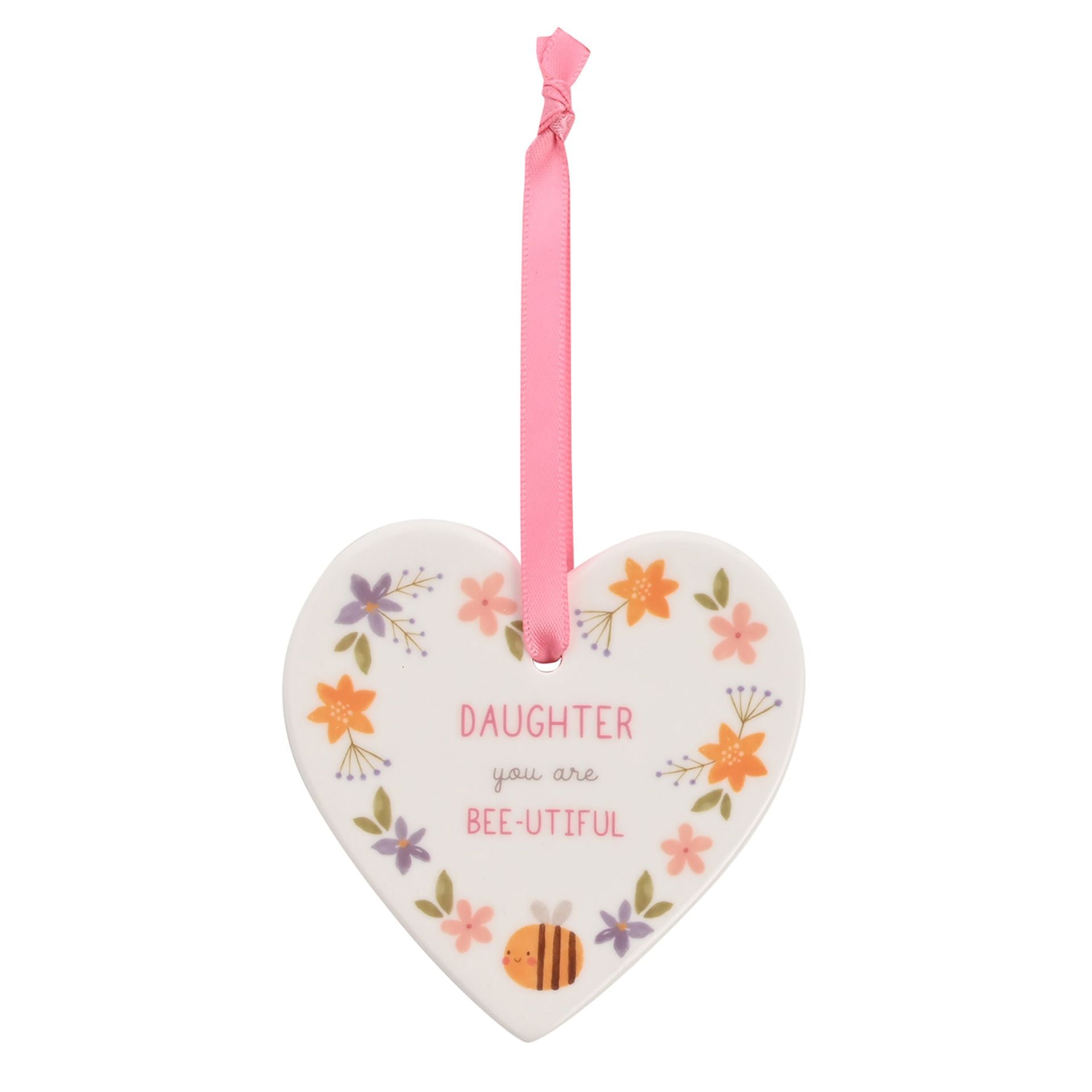 Love Life Ceramic Heart - Daughter