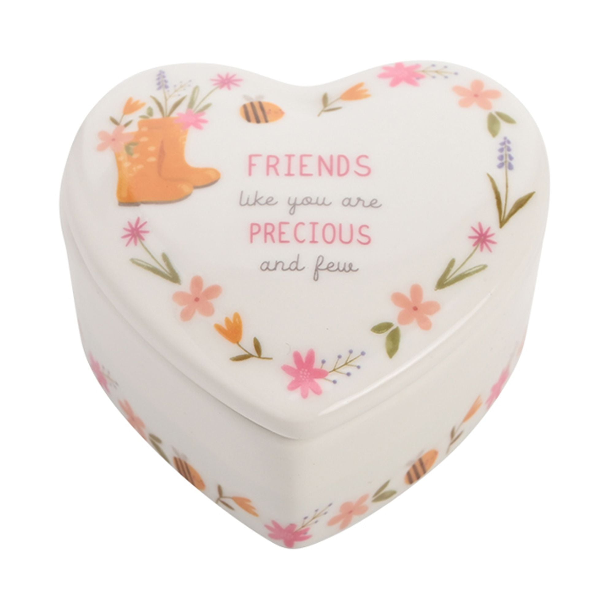Love Life Ceramic Trinket Box - Friends