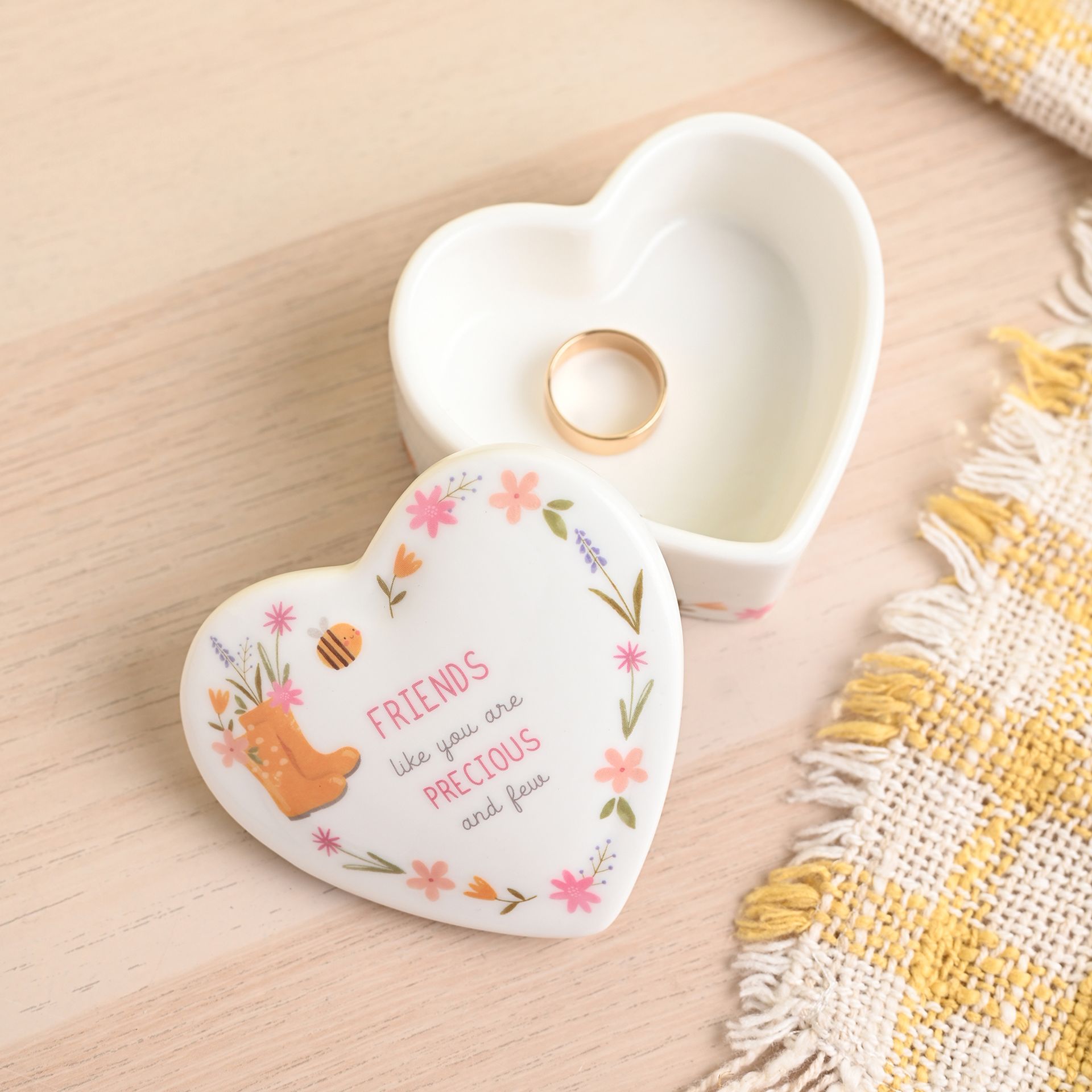 Love Life Ceramic Trinket Box - Friends
